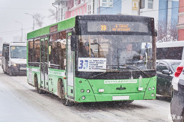 Автобус. Фото Маргариты Романовой, IRK.ru