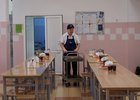 Школьная столовая. Фото пресс-службы администрации Иркутска