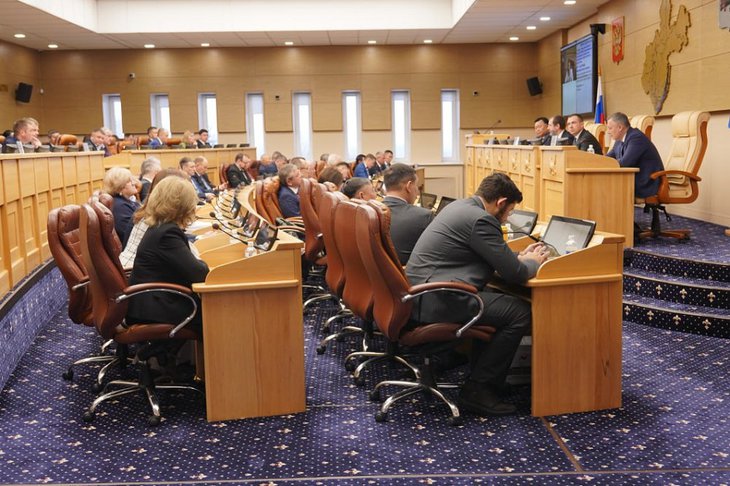 Сессия Заксобрания. Фото IRK.ru