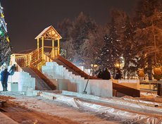 В этом году в сквере впервые за последние шесть лет будет горка!