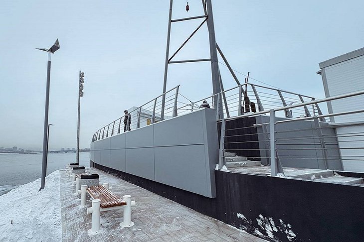 Общественное пространство на острове Юность. Фото пресс-службы администрации Иркутска