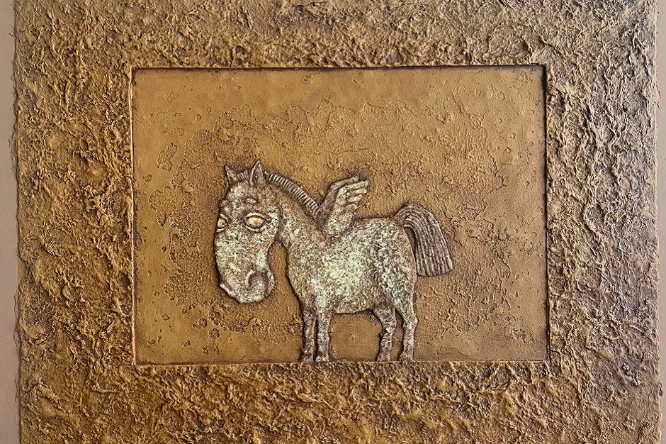 Картина Андрея Тена «Пегасик задумчивый». Фото с личной страницы автора в соцсети «ВКонтакте»