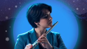 Музыка под куполом звёзд. Елизавета Рыбакова (флейта), Александр Мельников (домра)