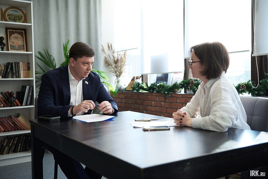 Даниил Литвинов и журналист IRK.ru Марина Палеева