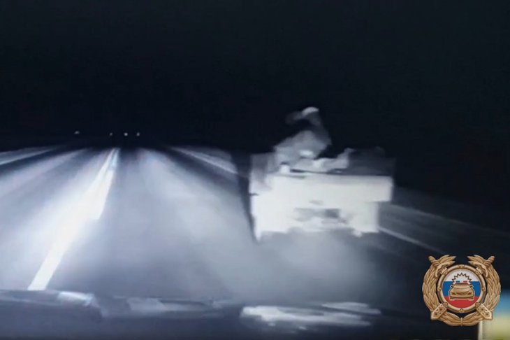 Мотороллер. Скриншот из видео пресс-службы Госавтоинспекции Иркутской области