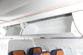 Багажные полки. Фото ПАО «ОАК»