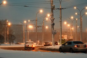 Зимний вечер. Фото Владимира Смирнова, IRK.ru