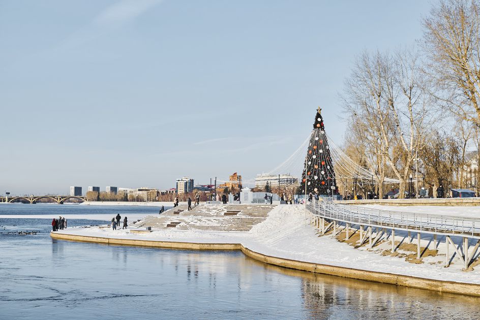 Сказка льда и света: как Эн+ создала одну из главных новогодних площадок Иркутска