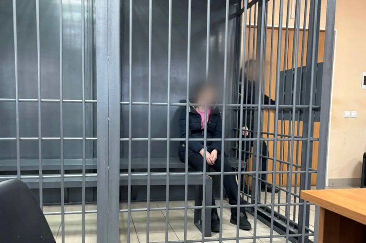 Обвиняемая в убийстве детей. Фото пресс-службы СУ СК России по Иркутской области