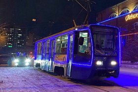 Трамвай. Фото пресс-службы администрации Иркутска