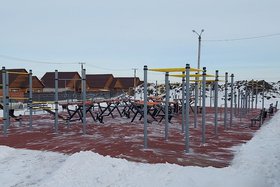 Спортивная площадка. Фото из телеграм-канала Игоря Кобзева