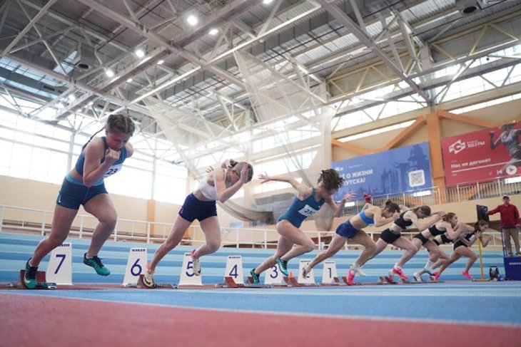 Легкоатлеты. Фото пресс-службы правительства Иркутской области