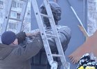 Ремонт памятника. Фото из телеграм-анала Александра Дубровина
