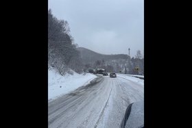 Пробка на трассе «Байкал». Фото предоставлено очевидцем