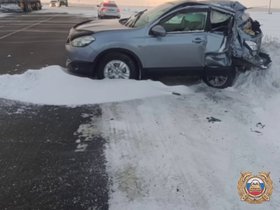 ДТП. Скриншот видео Госавтоинспекции региона