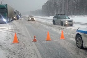 Трасса Р-258 «Байкал». Скриншот видео Госавтоинспекции Иркутской области