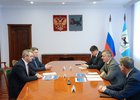 Рабочая встреча. Фото пресс-службы правительства Иркутской области