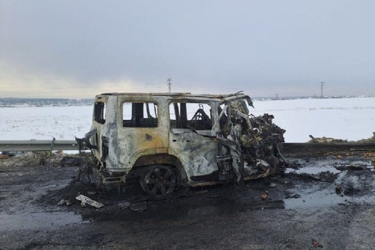 Авария в Усольском районе. Фото пресс-службы прокуратуры Иркутской области
