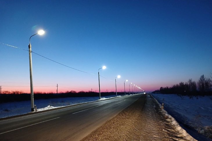 Линии искусственного освещения. Фото пресс-службы правительства Иркутской области