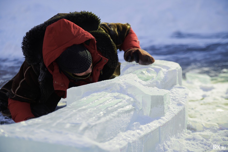 Создание ледовых скульптур