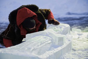 Создание ледовых скульптур