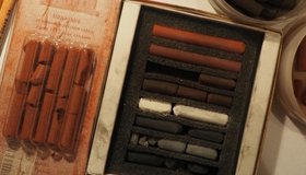 Мастер-класс по графическому рисунку в техниках сепия и сангина