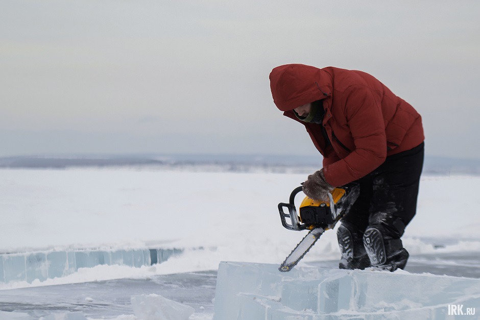 Создание ледовых скульптур