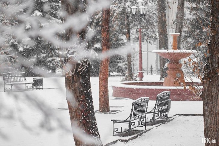 Снег в Иркутске. Фото Маргариты Романовой, IRK.ru