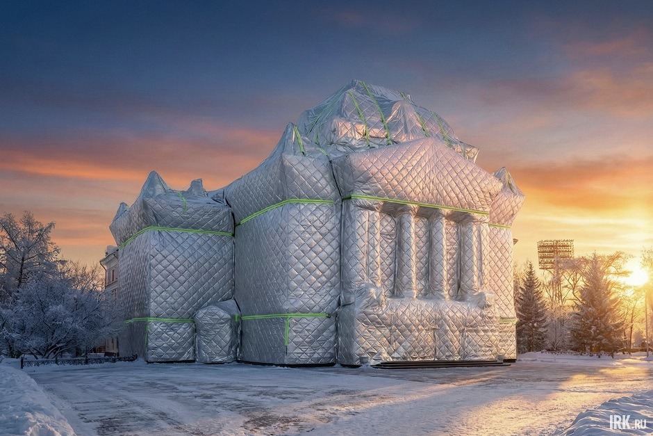 Иркутский драмтеатр имени Н.П. Охлопкова. Автор изображения — Семен Степанов, IRK.ru