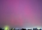 Полярное сияние в Хомутово. Фото Ольги Карноуховой