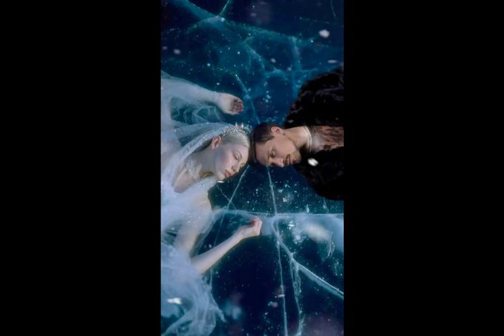 Снегурочка и Дима Билан. Скриншот видео из телеграм-канала артиста