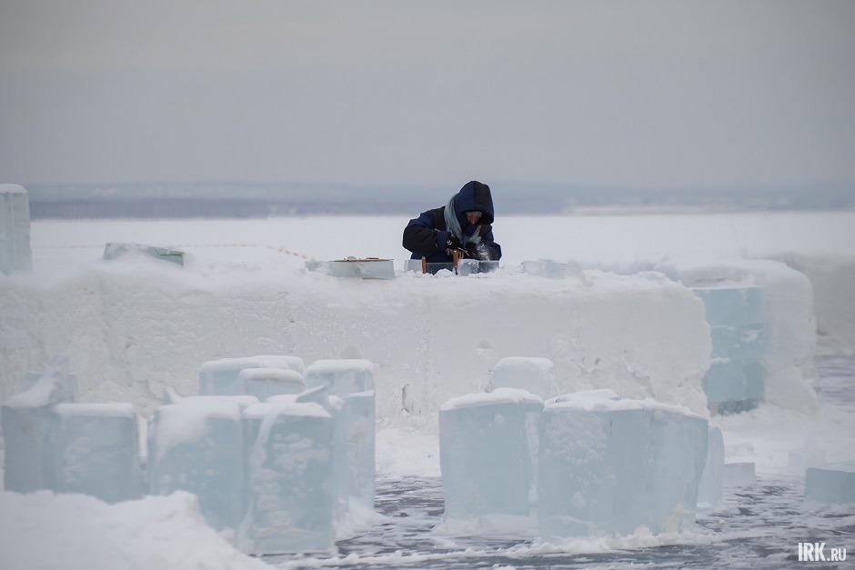 Создание ледовых скульптур