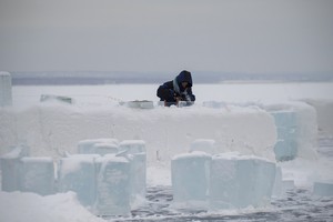 Создание ледовых скульптур