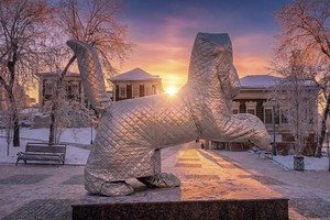 Статуя бабра. Автор изображения — Семен Степанов, IRK.ru