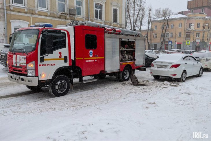 Машина МЧС. Фото Никиты Грабовецкого, IRK.ru