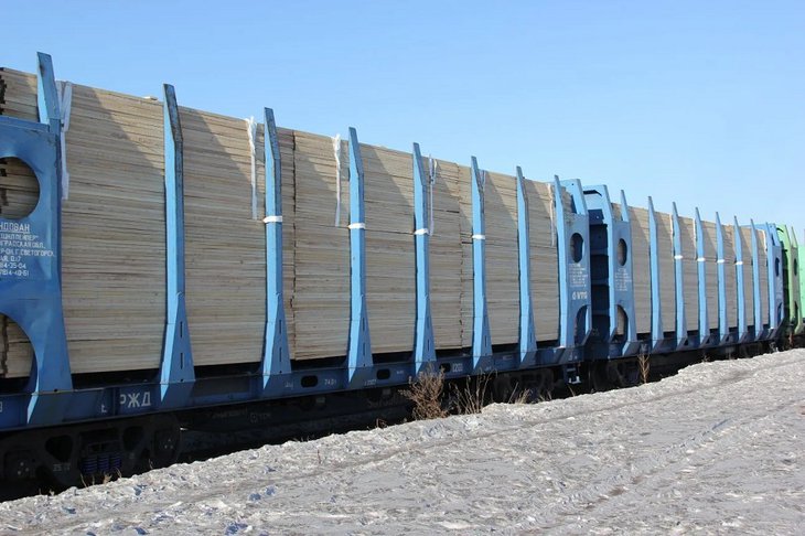 Экспорт леса. Фото пресс-службы Иркутской таможни