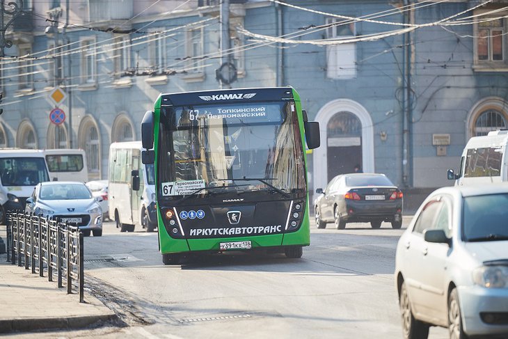 Автобус. Фото Маргариты Романовой, IRK.ru