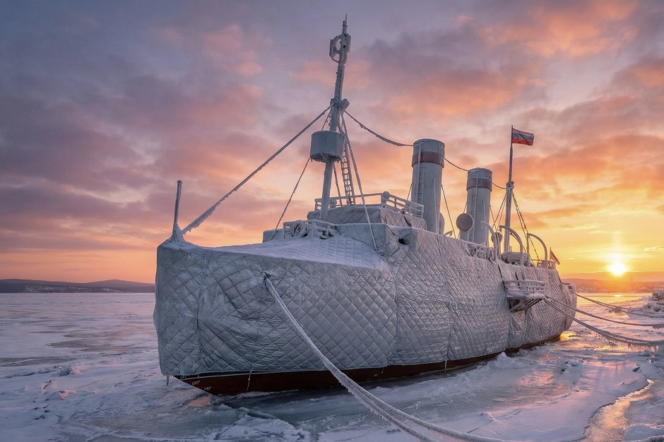 Ледокол «Ангара». Автор изображения — Семен Степанов, IRK.ru