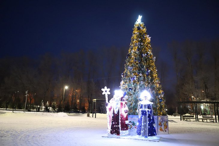 Елка. Фото пресс-службы мэрии Иркутска