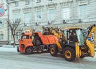 Уборка снега. Фото Госавтоинспекции Иркутска