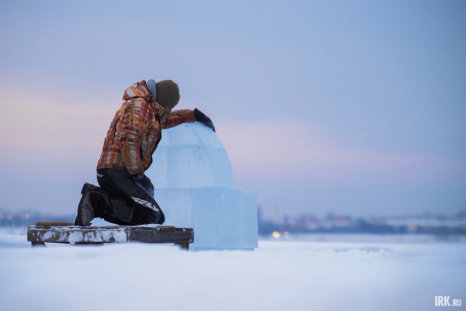 Создание ледовых скульптур