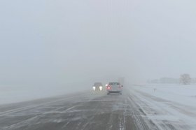 Трасса Р-255 «Сибирь» в Черемховском районе утром 11 января. Фото Ольги Фонаревой, IRK.ru