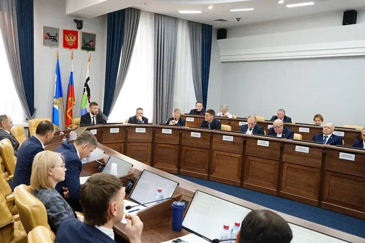 Заседание. Фото пресс-службы думы Иркутска