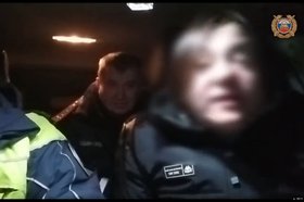 Водитель. Скриншот из видео пресс-службы Госавтоинспеции Иркутской области