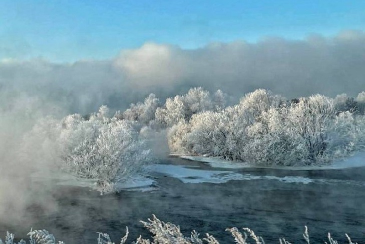 Парящая Ангара. Фото пресс-службы мэрии Иркутска