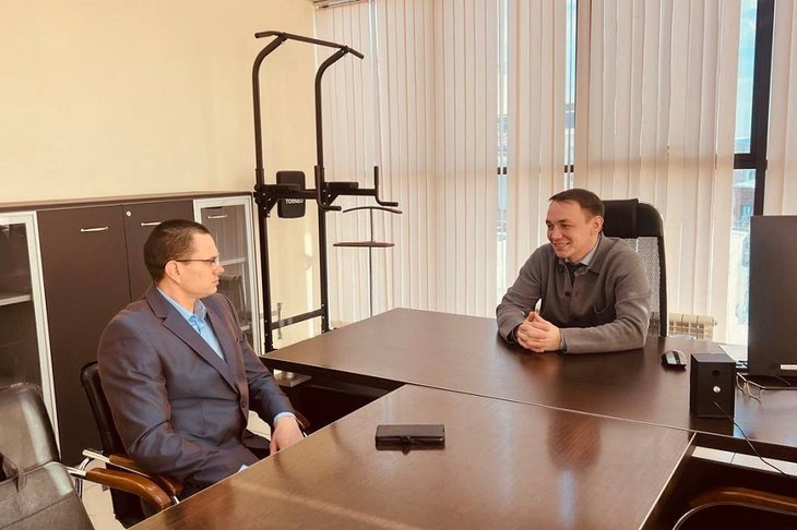 Дмитрий Ротфорт, Алексей Емелюков. Фото пресс-службы правительства Иркутской области