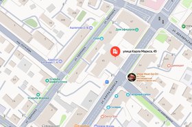 Расположение здания. Скриншот с сайта Яндекс.Карты