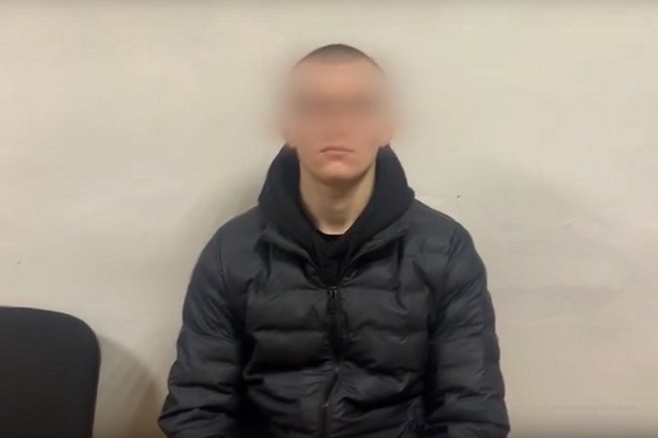 Задержанный. Скриншот видео пресс-службы ГУ МВД России по Иркутской области