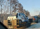 Автомобили участников гонок. Фото пресс-службы ГУ МВД России по Иркутской области