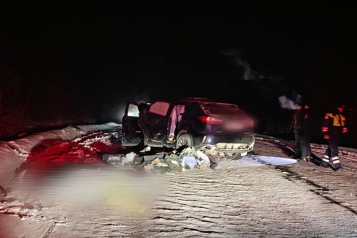 Авария с тремя погибшими. Фото пресс-службы Госавтоинспекции Иркутской области